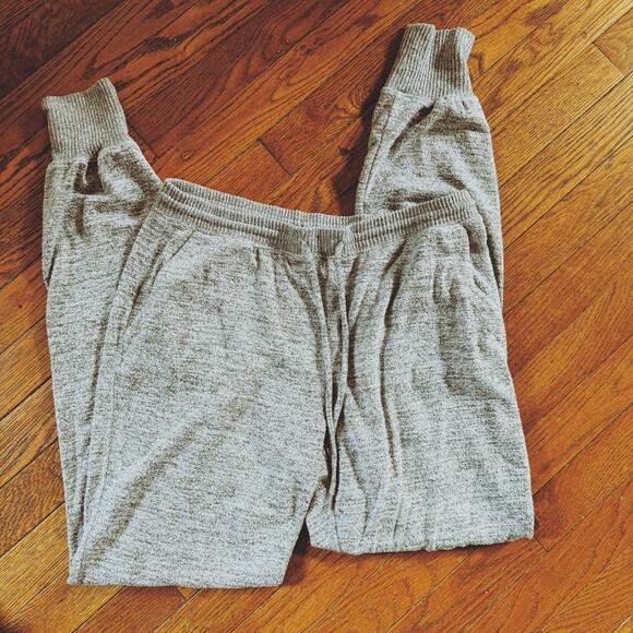 GAP Jogger Set Hoodie Sweatshirt Sz M Tall and Sweatpants S Tall Heather Gray - Picture 3 of 8